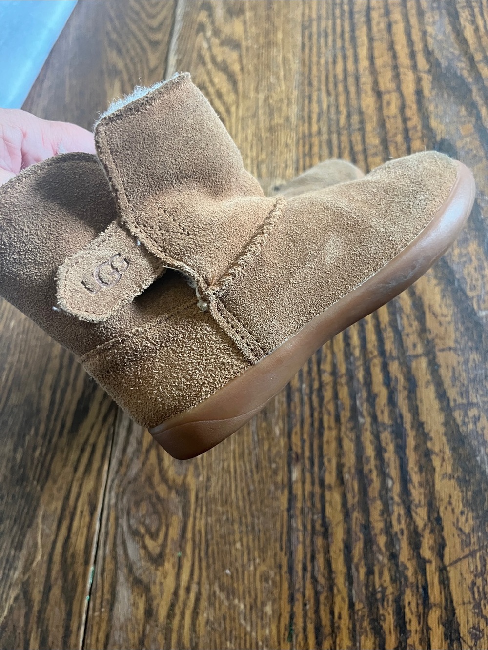 UGG Kids Chestnut Suede Pull-On Boot